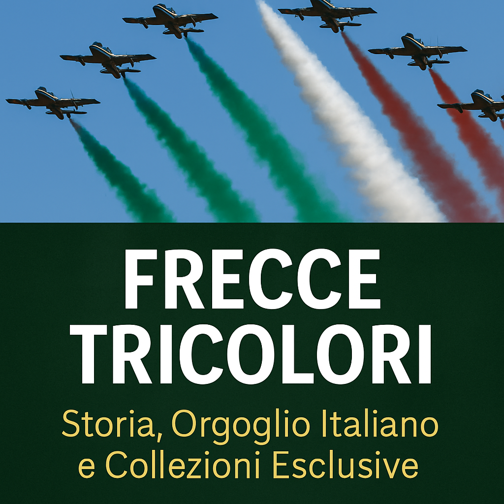 Frecce Tricolori: storia, simbolo italiano e collezioni ufficiali su Militare Store