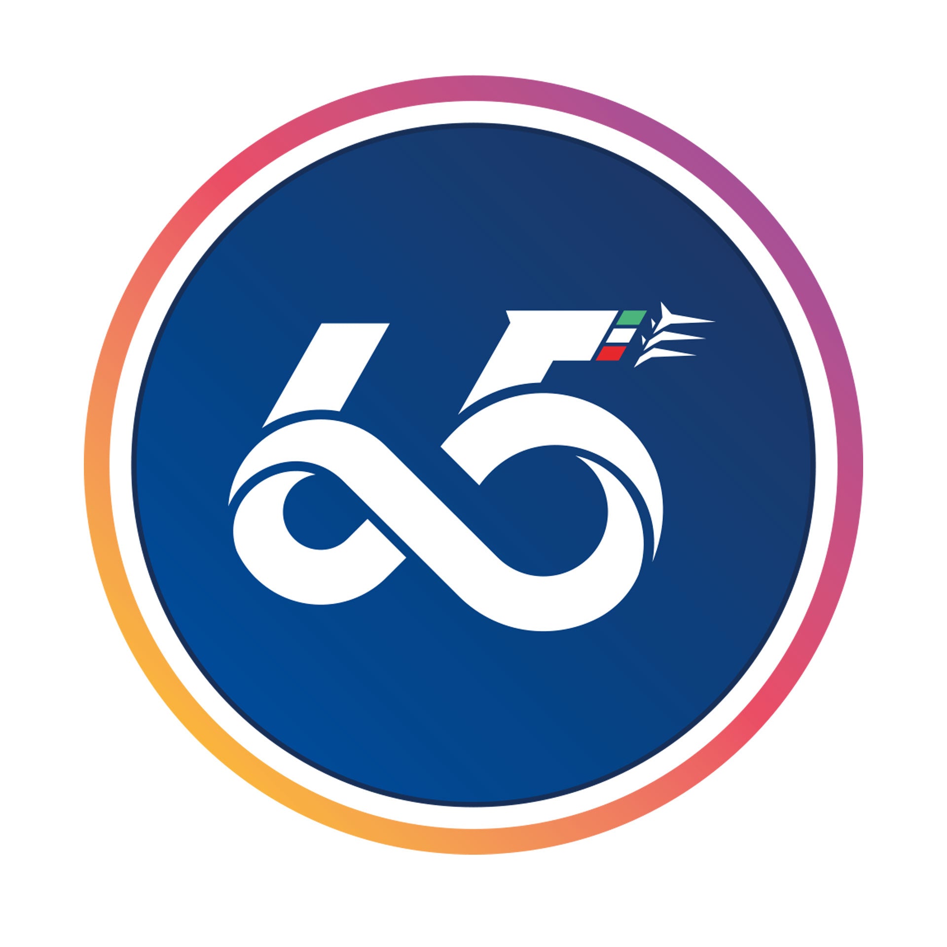 Sticker adesivo Frecce Tricolori 65 anniversario prodotto ufficiale