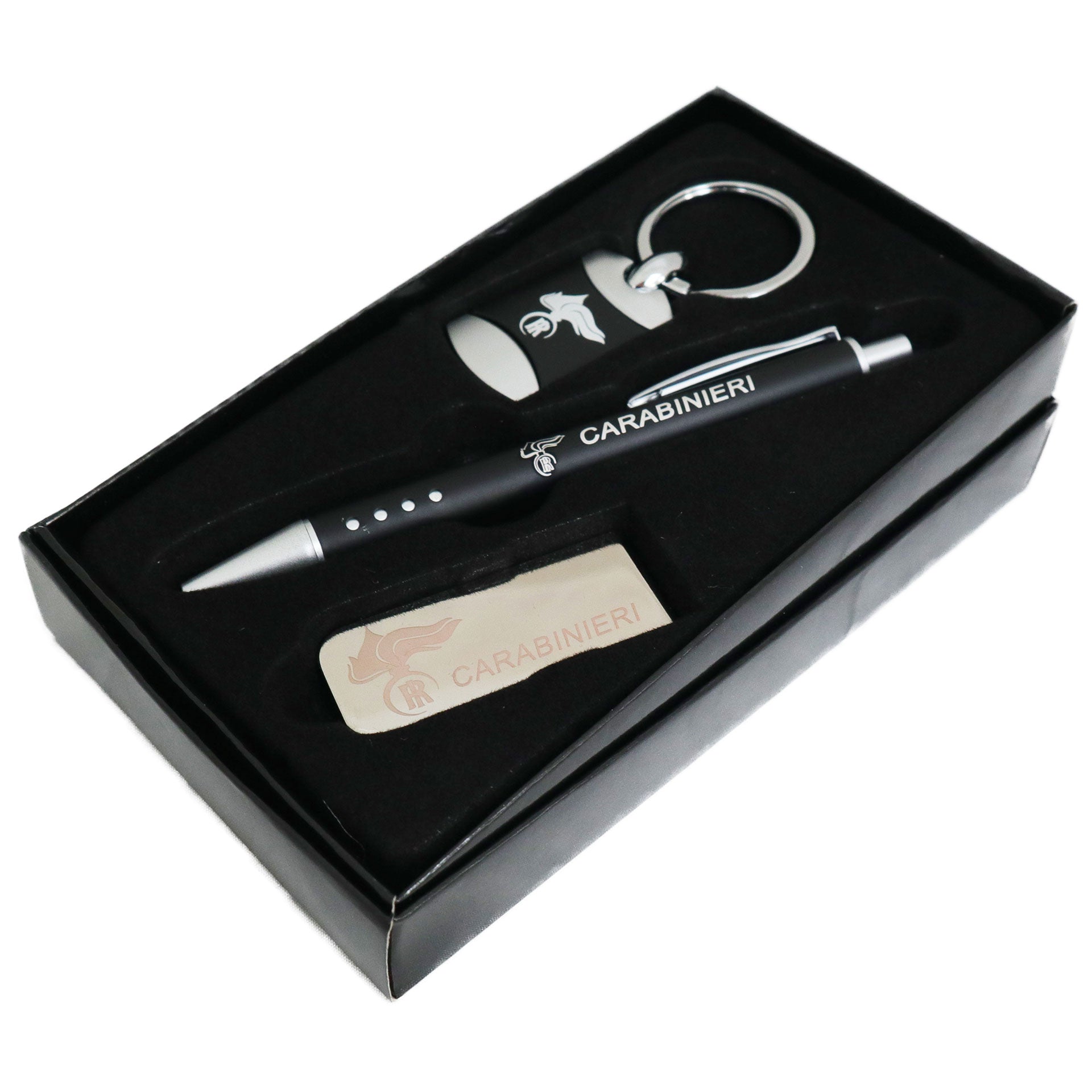 Set penna, portachiavi e ferma soldi Carabinieri ufficiale - Militare Store