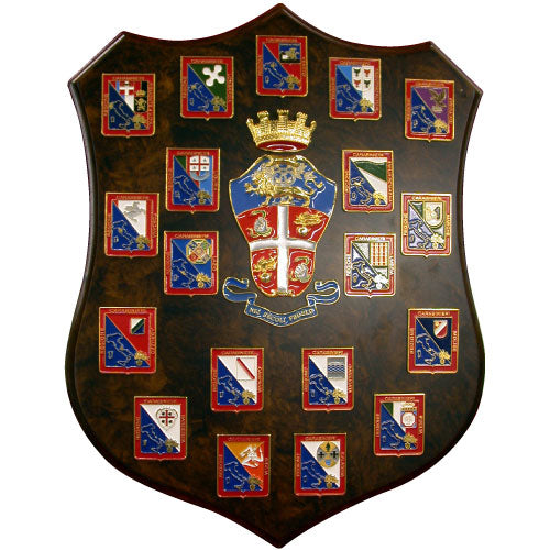 Maxi Crest Carabinieri ufficiale con vari stemmi e araldico - Militare Store
