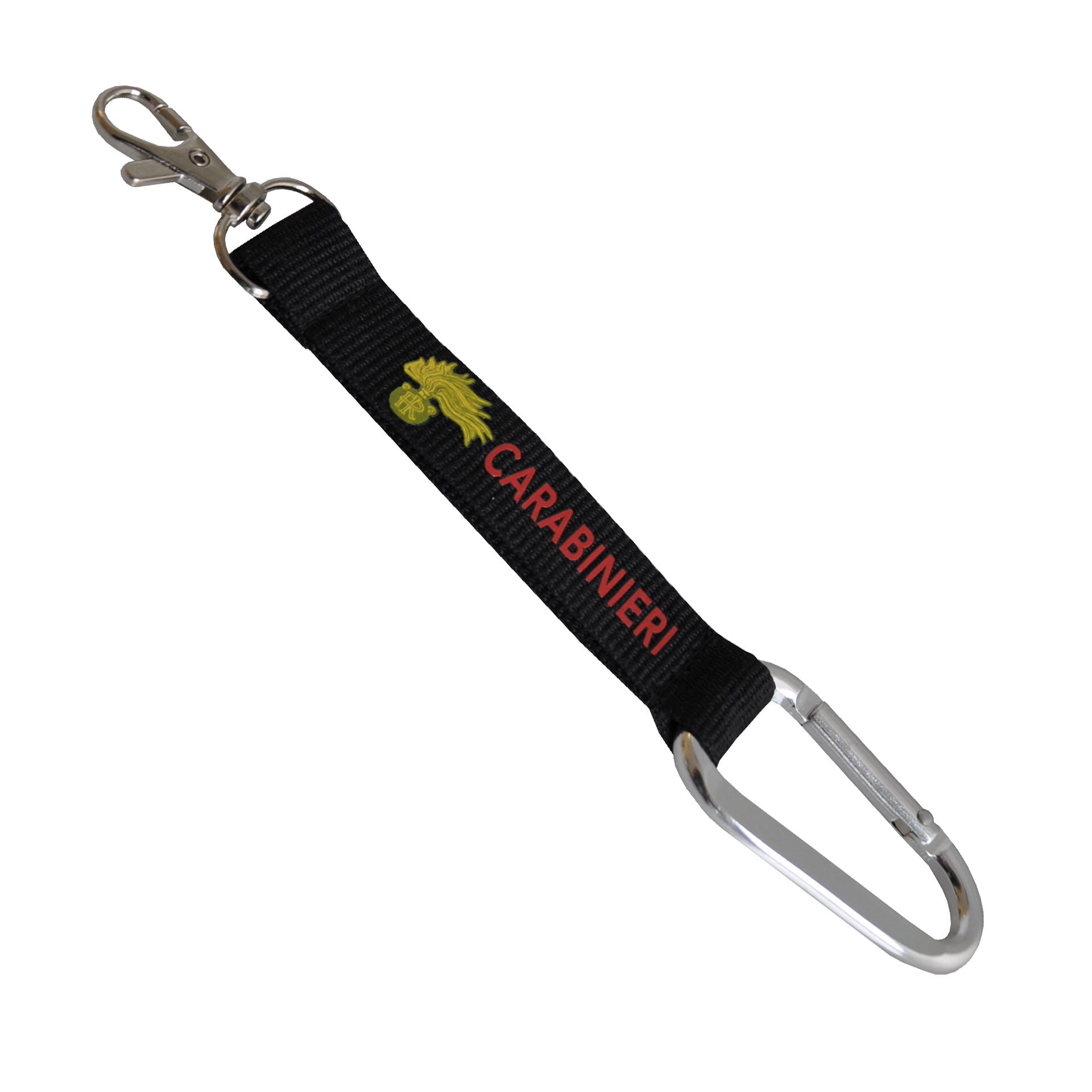 Portachiavi Carabinieri in stoffa con moschettone ufficiale - Militare Store