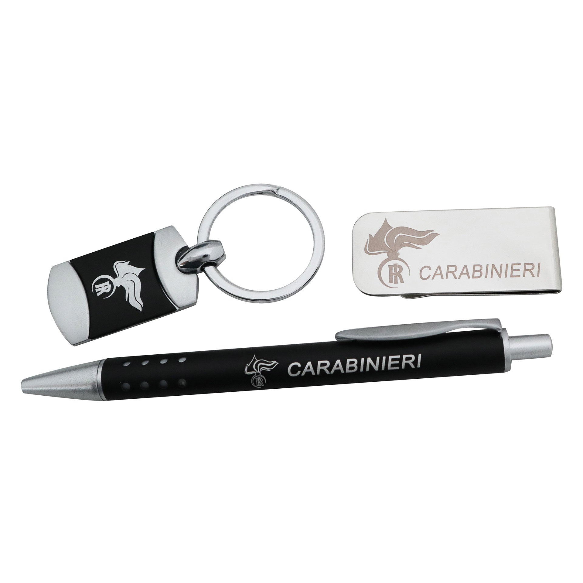 Set penna, portachiavi e ferma soldi Carabinieri ufficiale - Militare Store