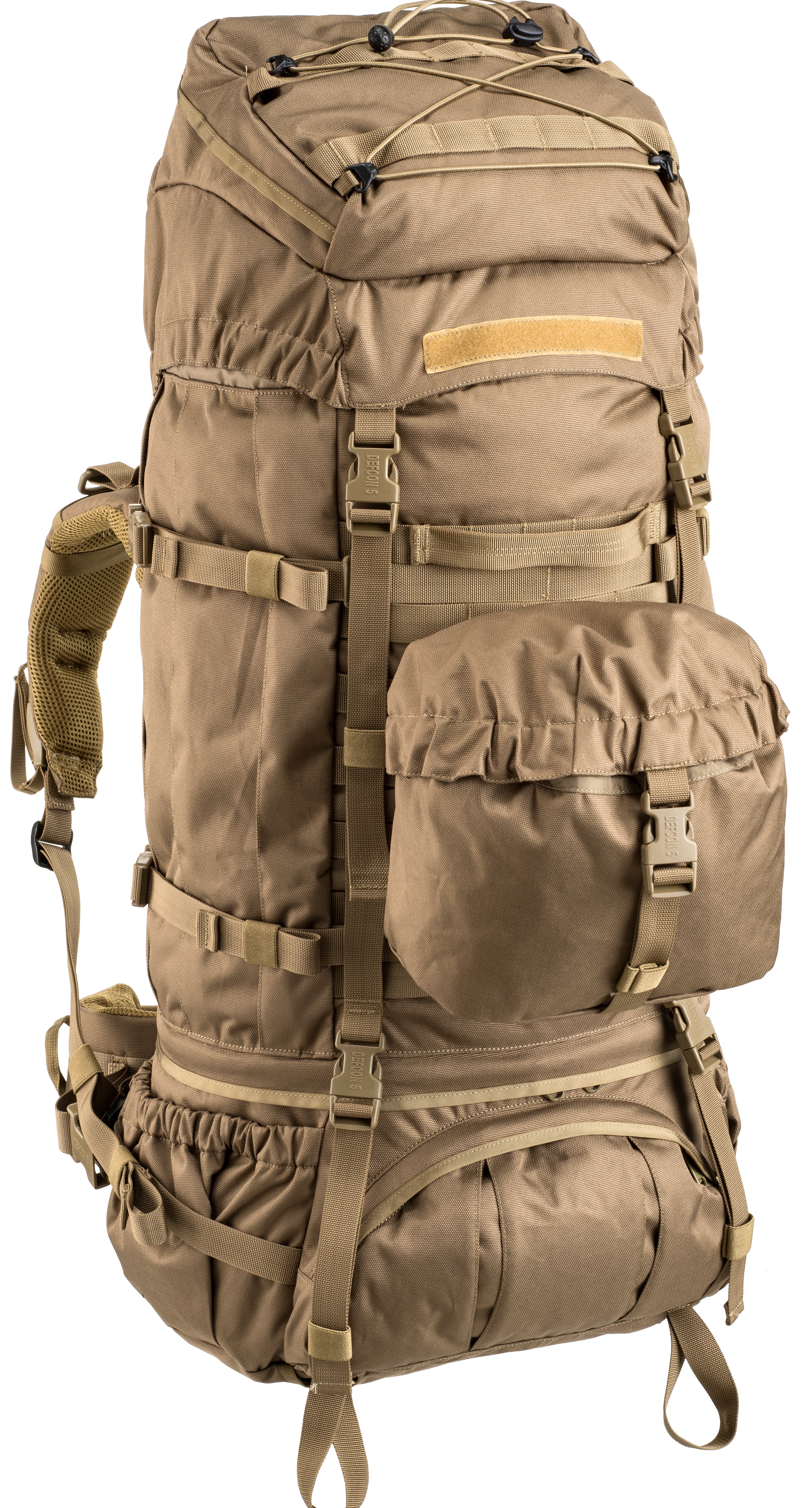 Zaino tattico DEFCON 5 long range 100 LT con schienale rigido estraibile - Militare Store