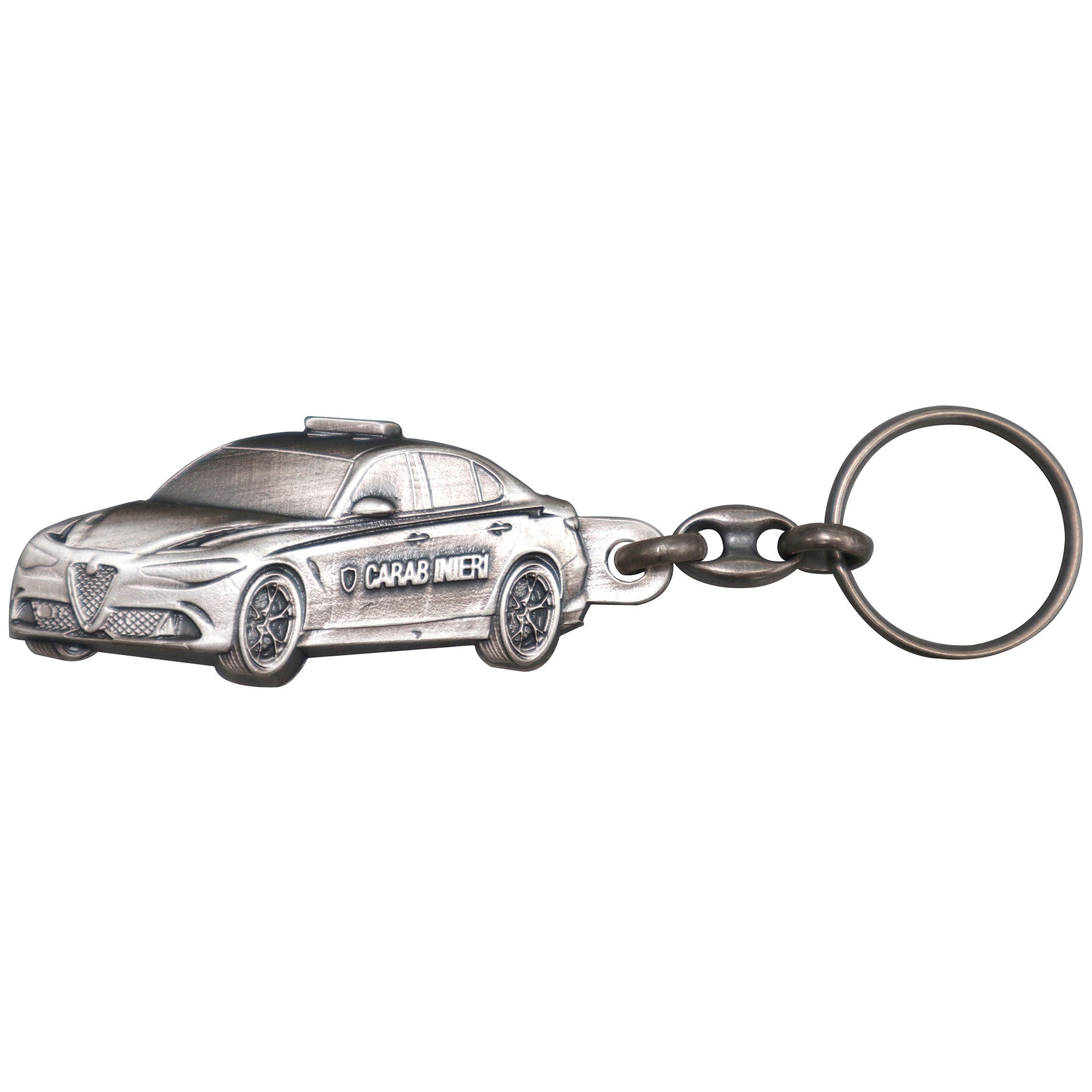 Portachiavi Carabinieri in metallo Giulia antichizzato ufficiale - Militare Store