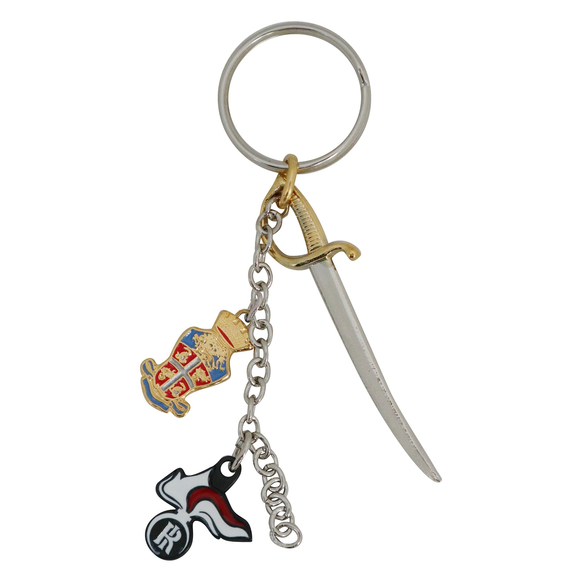 Portachiavi Carabinieri con ciondoli in metallo ufficiale - Militare Store
