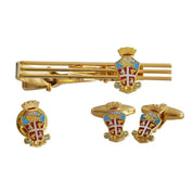 Set Fermacravatta, distintivo e gemelli Carabinieri in metallo ufficiale - Militare Store