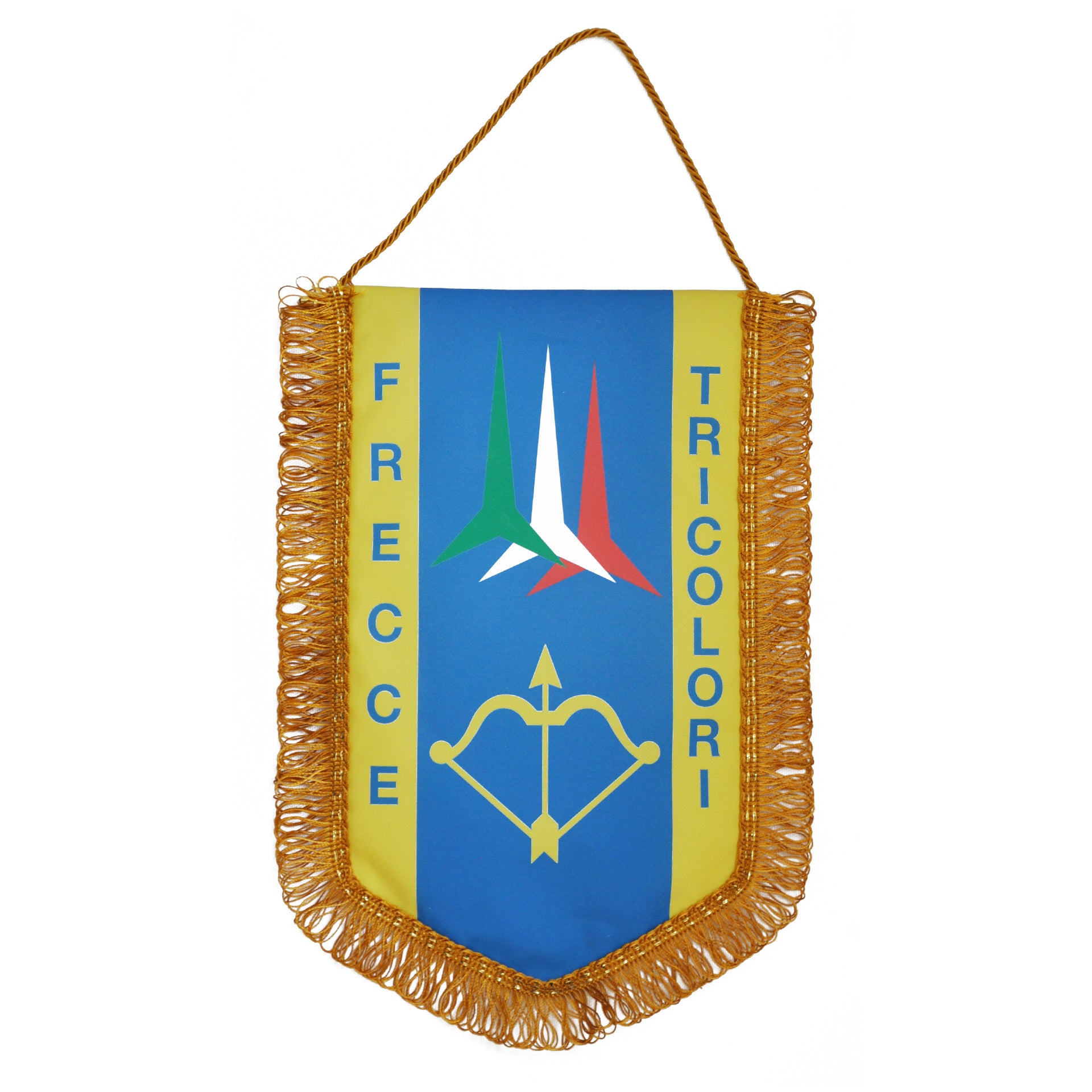 Gagliardetto Frecce Tricolori pentagonale con logo araldico ufficiale - Militare Store