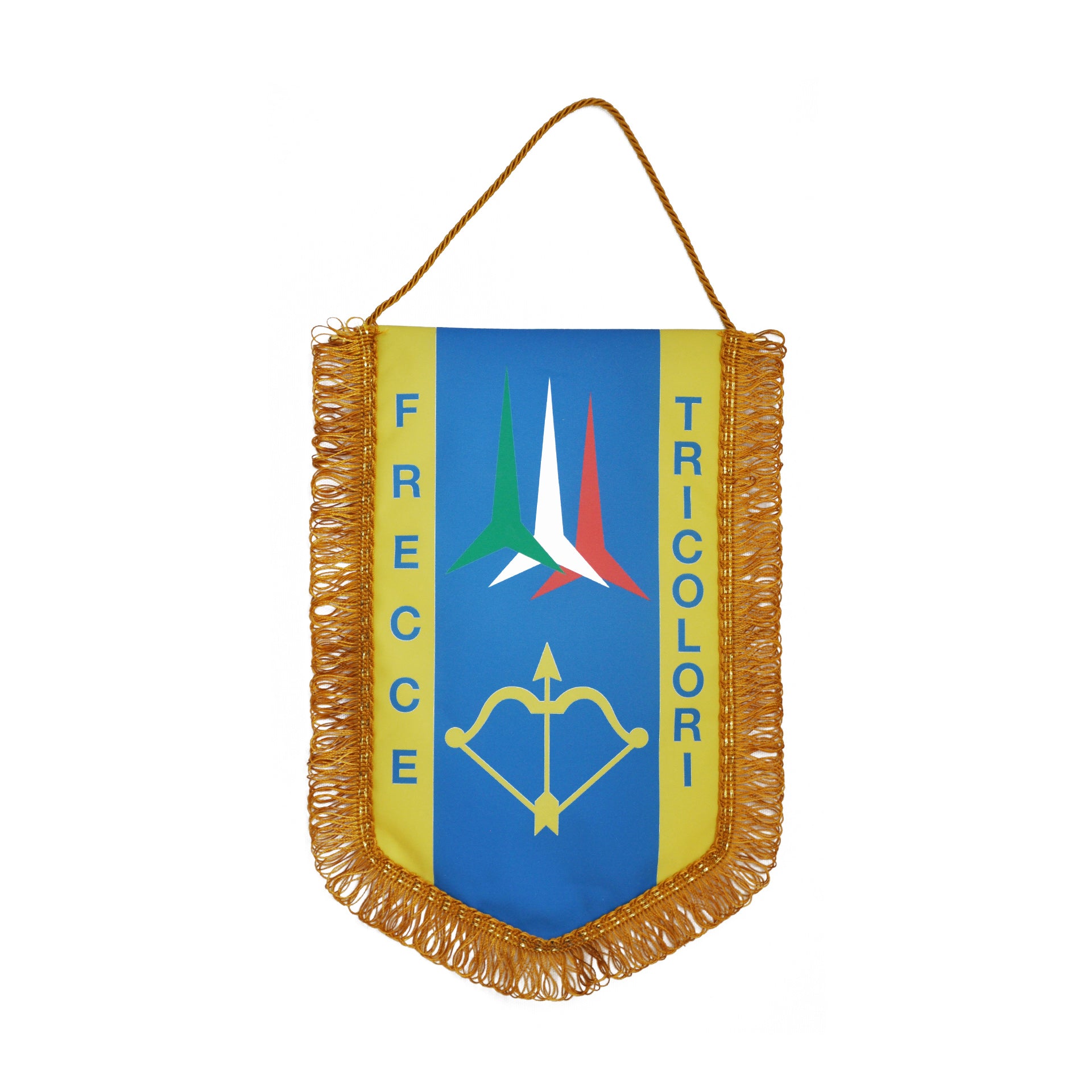 Gagliardetto Frecce Tricolori pentagonale con logo araldico ufficiale - Militare Store
