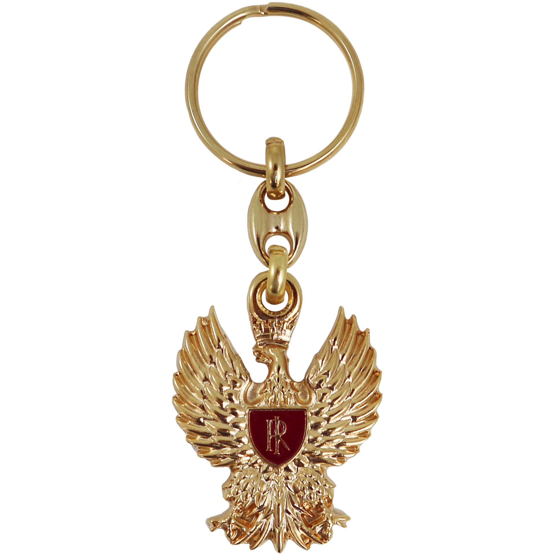 Portachiavi Polizia logo aquila 3D in metallo ufficiale - Militare Store
