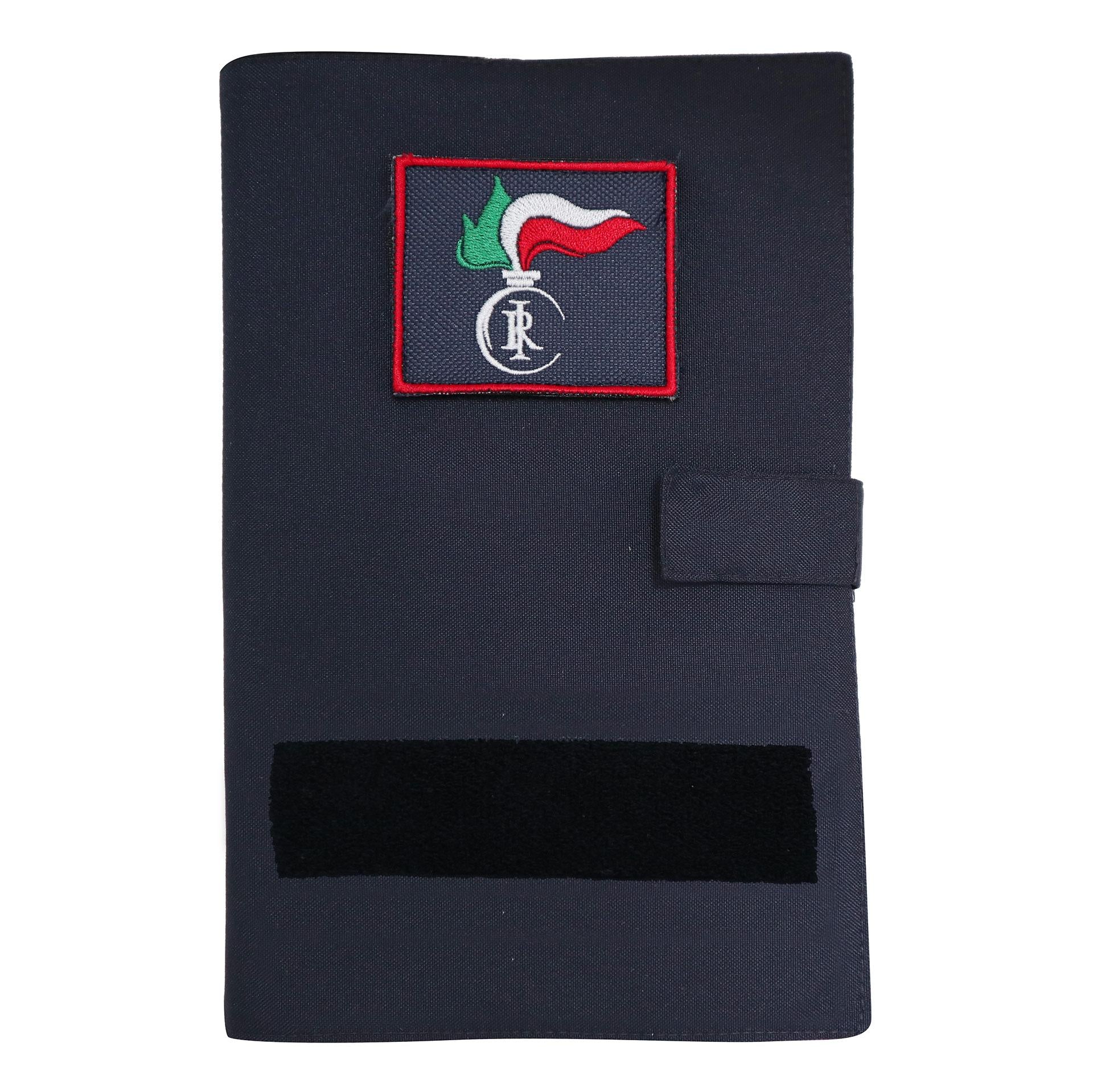 Copertina blocco appunti Carabinieri blu con velcro ufficiale