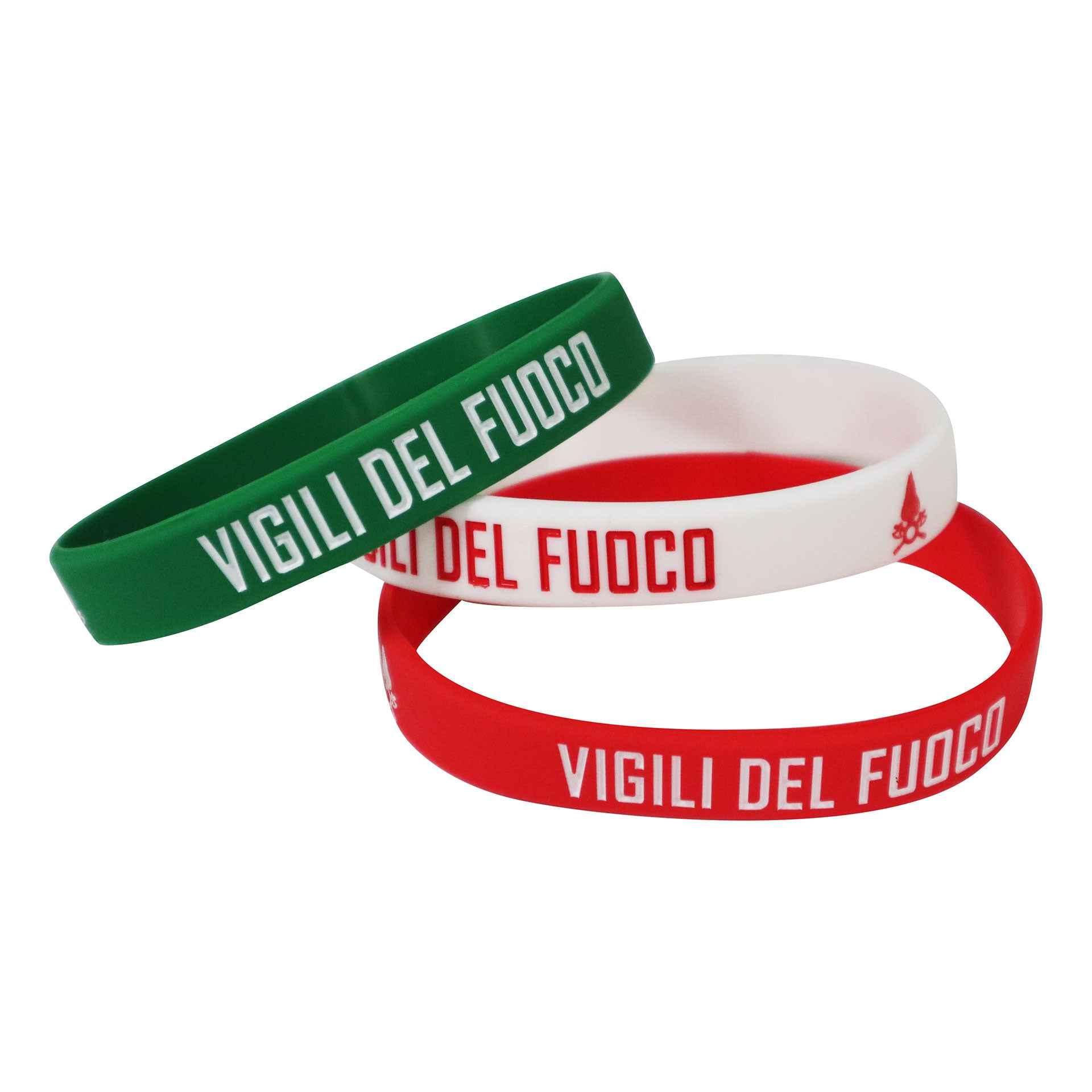 Set braccialetti Vigili del Fuoco in silicone ufficiale - Militare Store