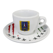 Set tazzina da caffè Frecce Tricolori in ceramica ufficiale - Militare Store