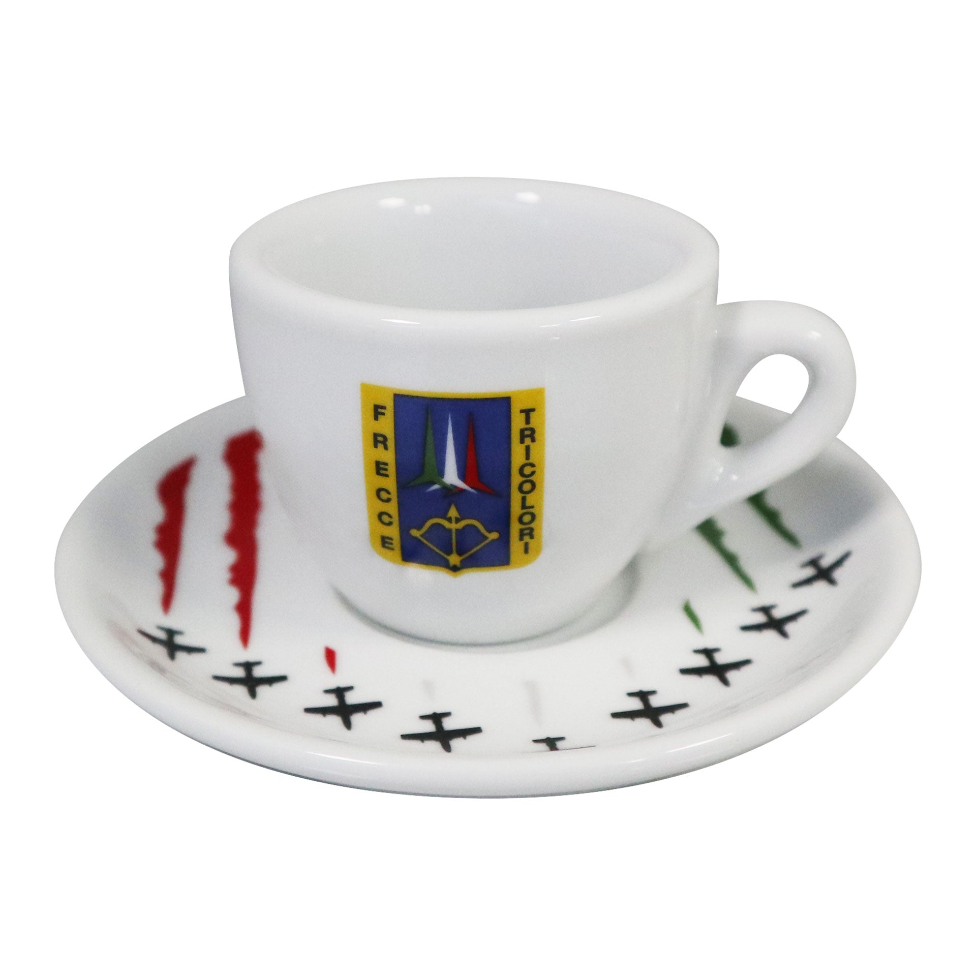 Set tazzina da caffè Frecce Tricolori in ceramica ufficiale - Militare Store