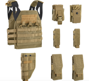 Set Gilet tattico DEFCON 5 con taschine incluse - Militare Store