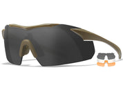 Occhiali tattici Wiley Vapor balistici con 3 lenti incluse