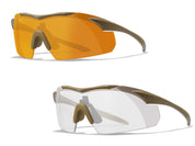 Occhiali tattici Wiley Vapor balistici con 3 lenti incluse