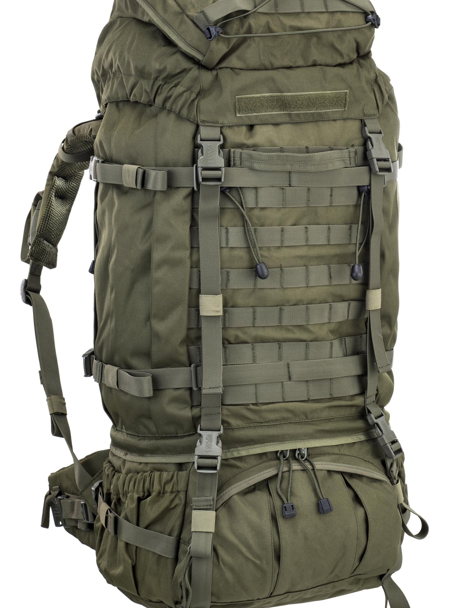 Zaino tattico DEFCON 5 long range 100 LT con schienale rigido estraibile - Militare Store