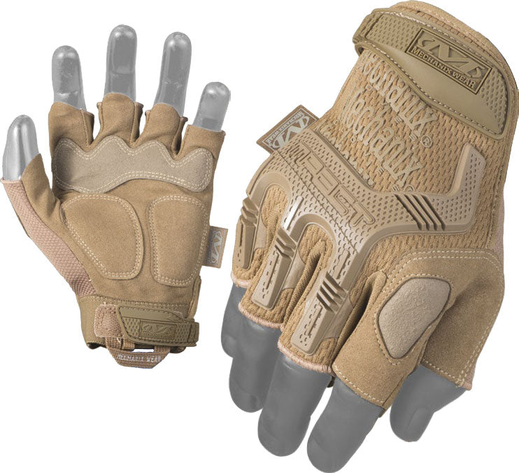 Guanti tattici Mechanix a dita scoperte coyote - Militare Store