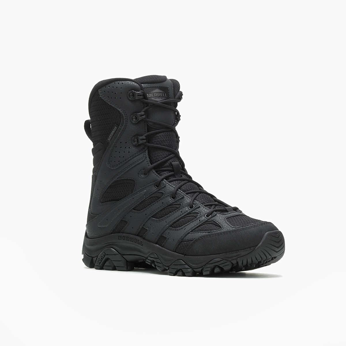 Anfibio tattico Merrel Moab 3 Tactical 8" Zip WP BLACK - Militare Store