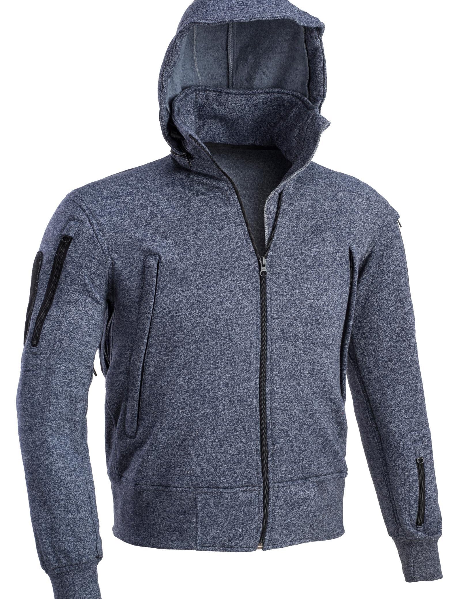 Felpa tattica DEFCON 5 con cappuccio e zip - Militare Store