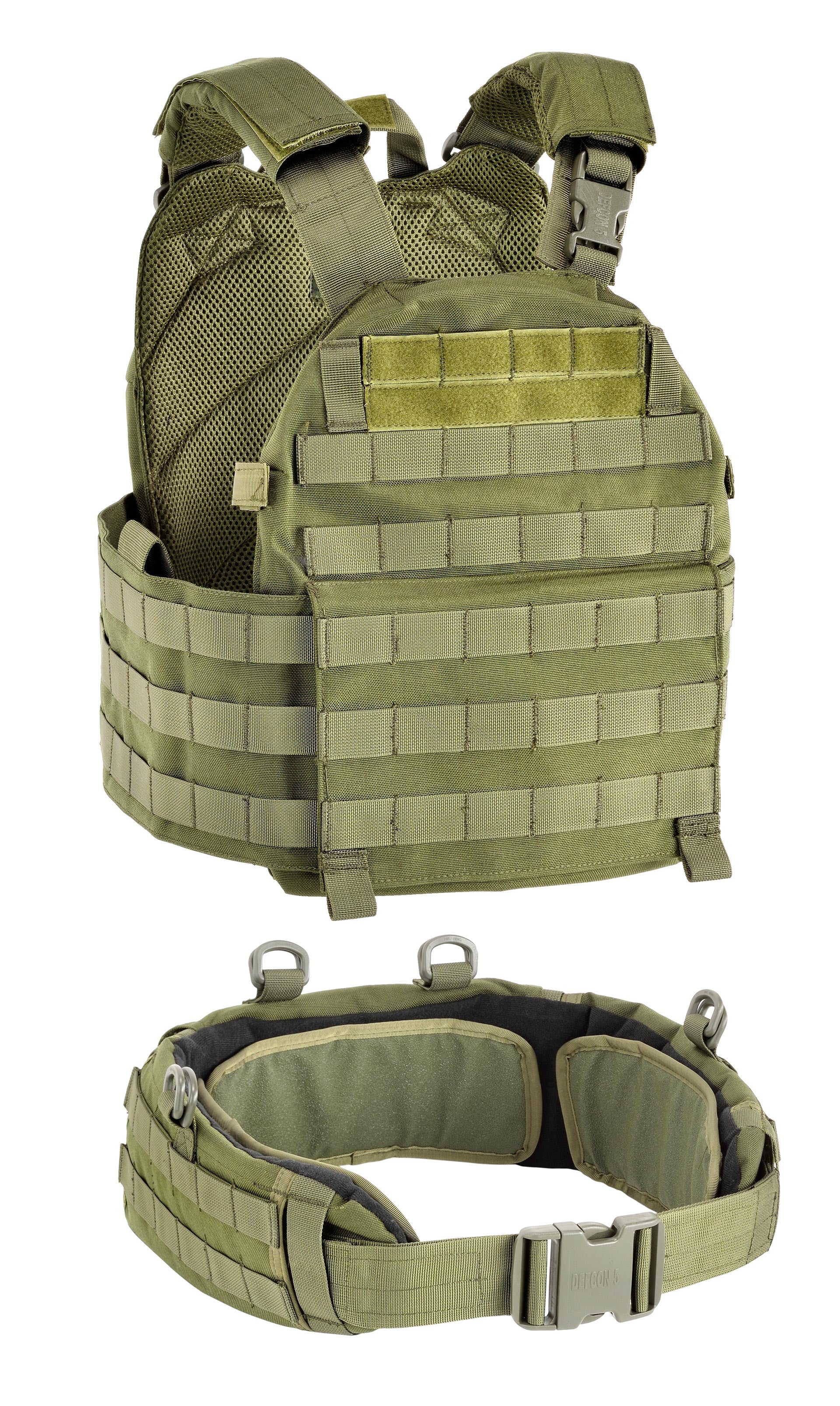 Gilet tattico DEFCON 5 con cinturone vest carrier - Militare Store