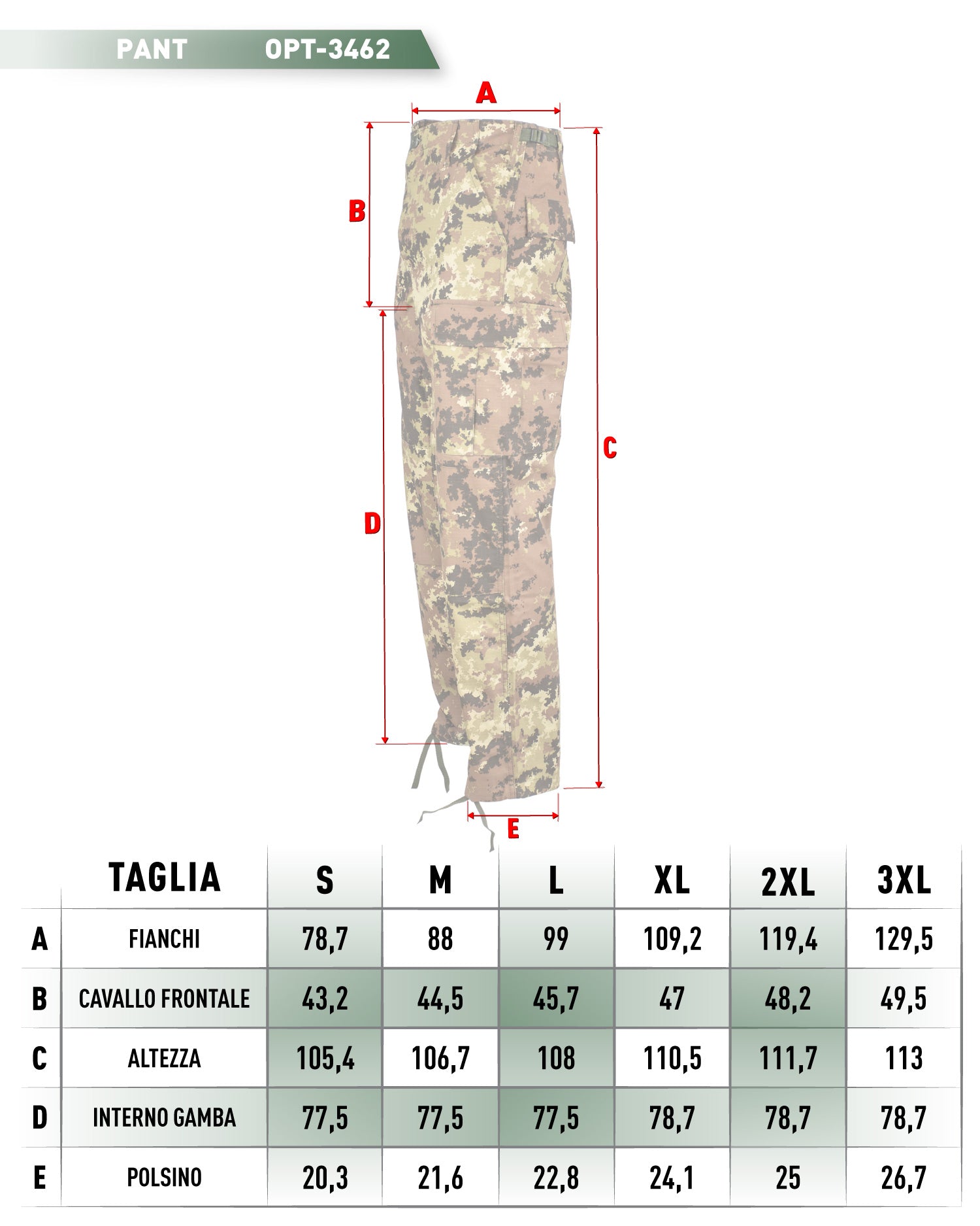 Uniforme mimetica tattica Openland da combattimento