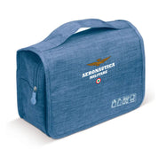 Pochette beauty-case Aeronautica Militare azzurra ufficiale