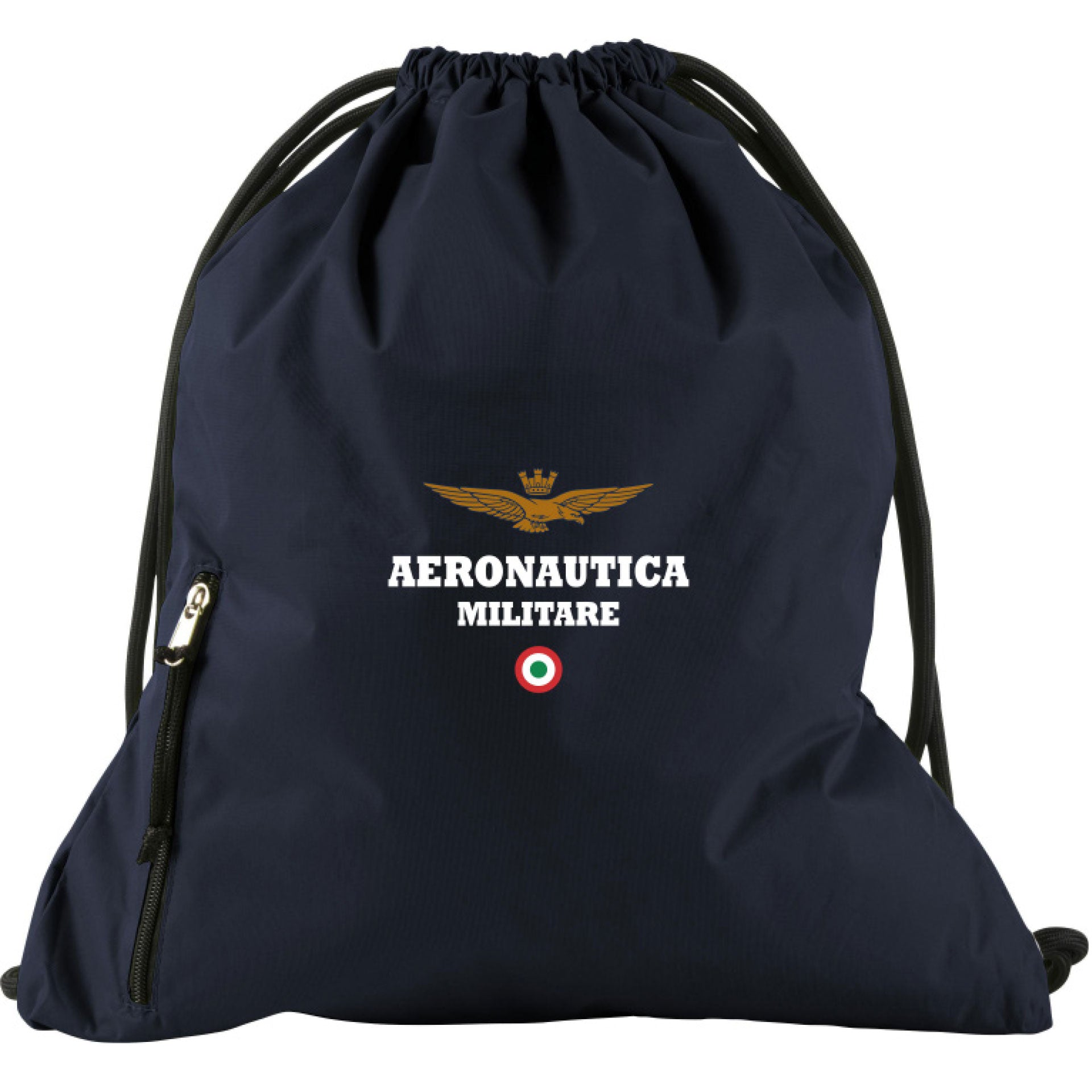 Zaino Aeronautica Militare a sacca blu scuro impermeabile