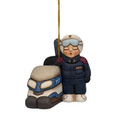 Addobbo Thun Polizia in motoslitta ufficiale