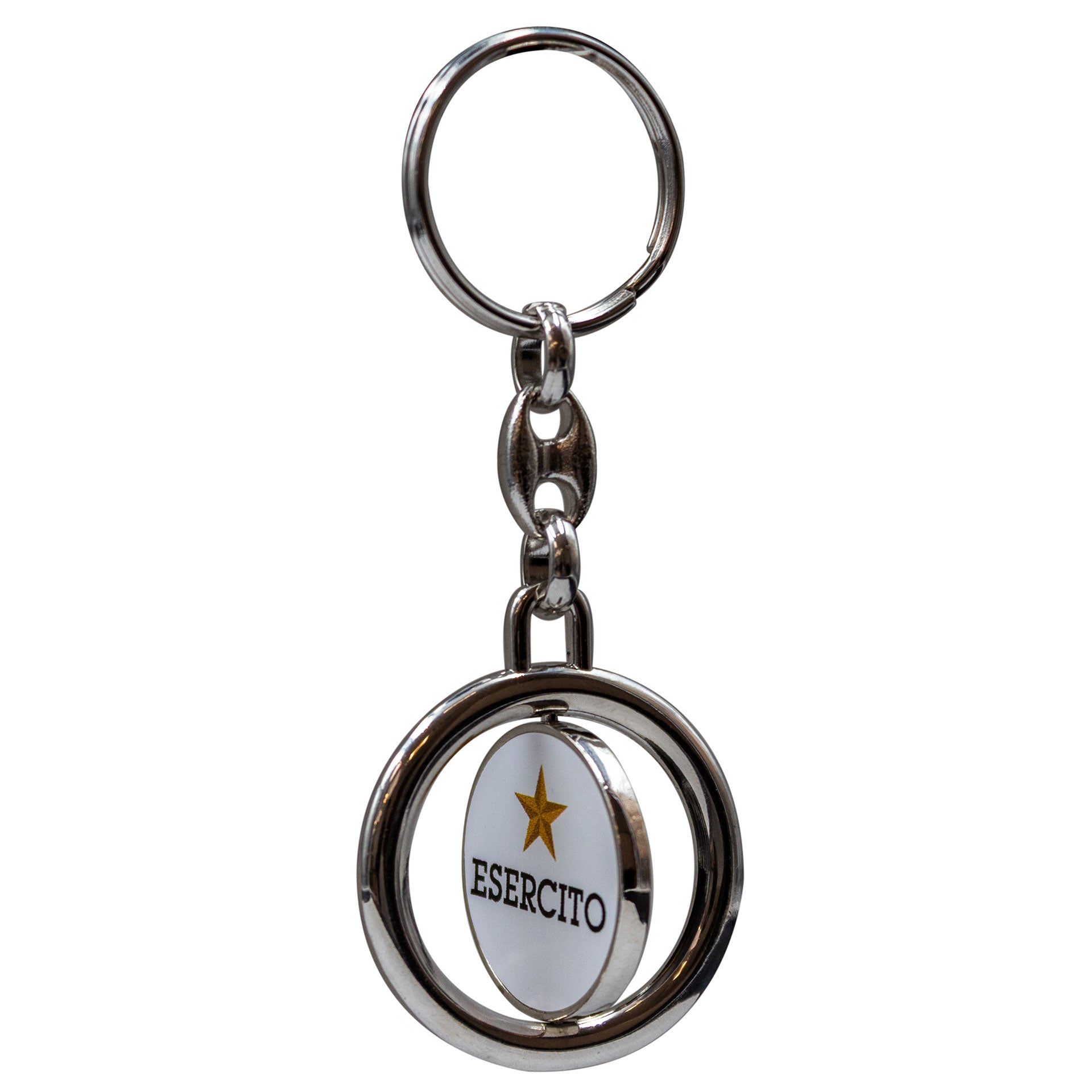 Portachiavi Esercito girevole in metallo ufficiale - Militare Store