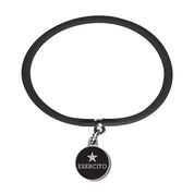 Braccialetto Esercito nero in silicone ufficiale - Militare Store