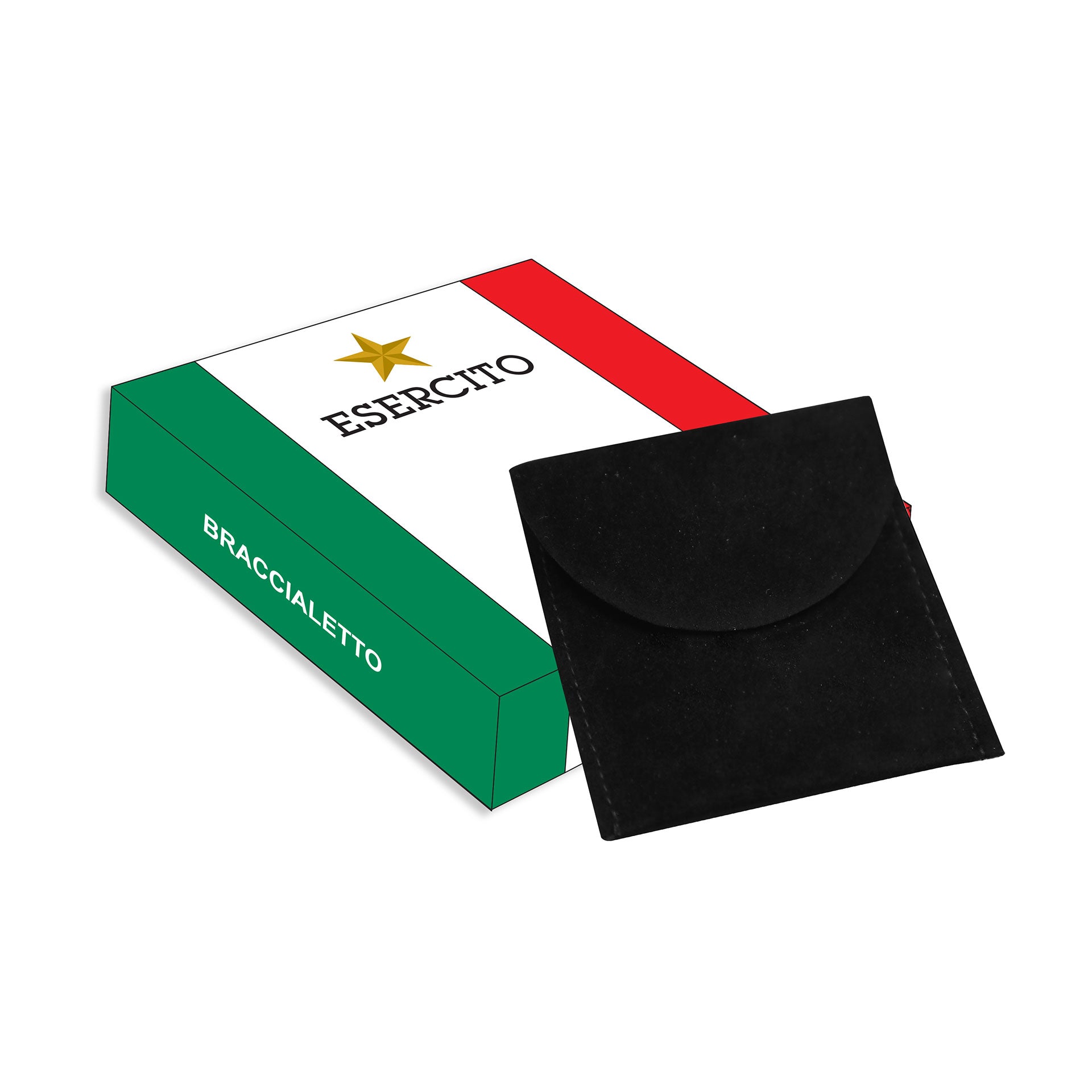 Braccialetto Esercito nero ufficiale - Militare Store
