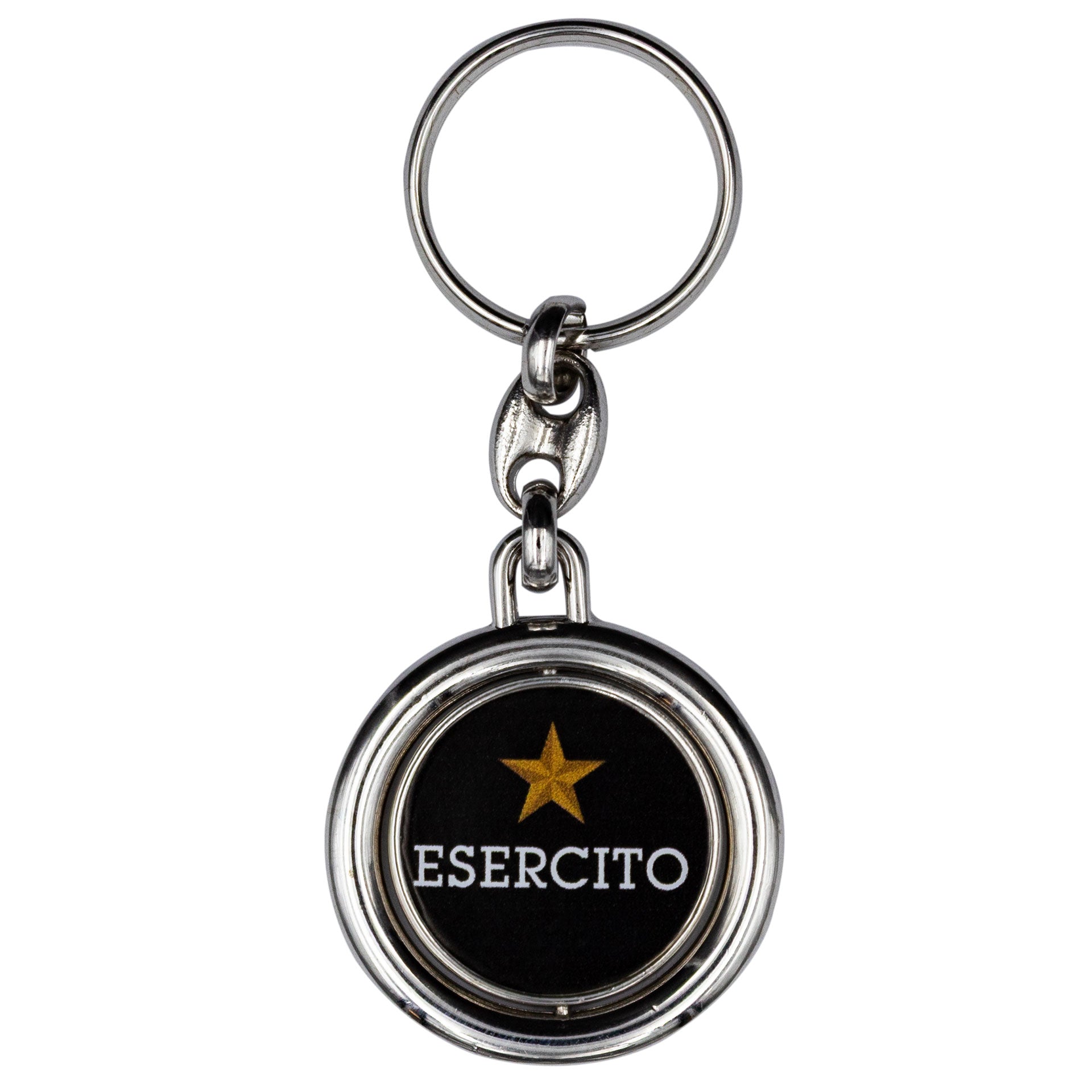 Portachiavi Esercito girevole in metallo ufficiale - Militare Store