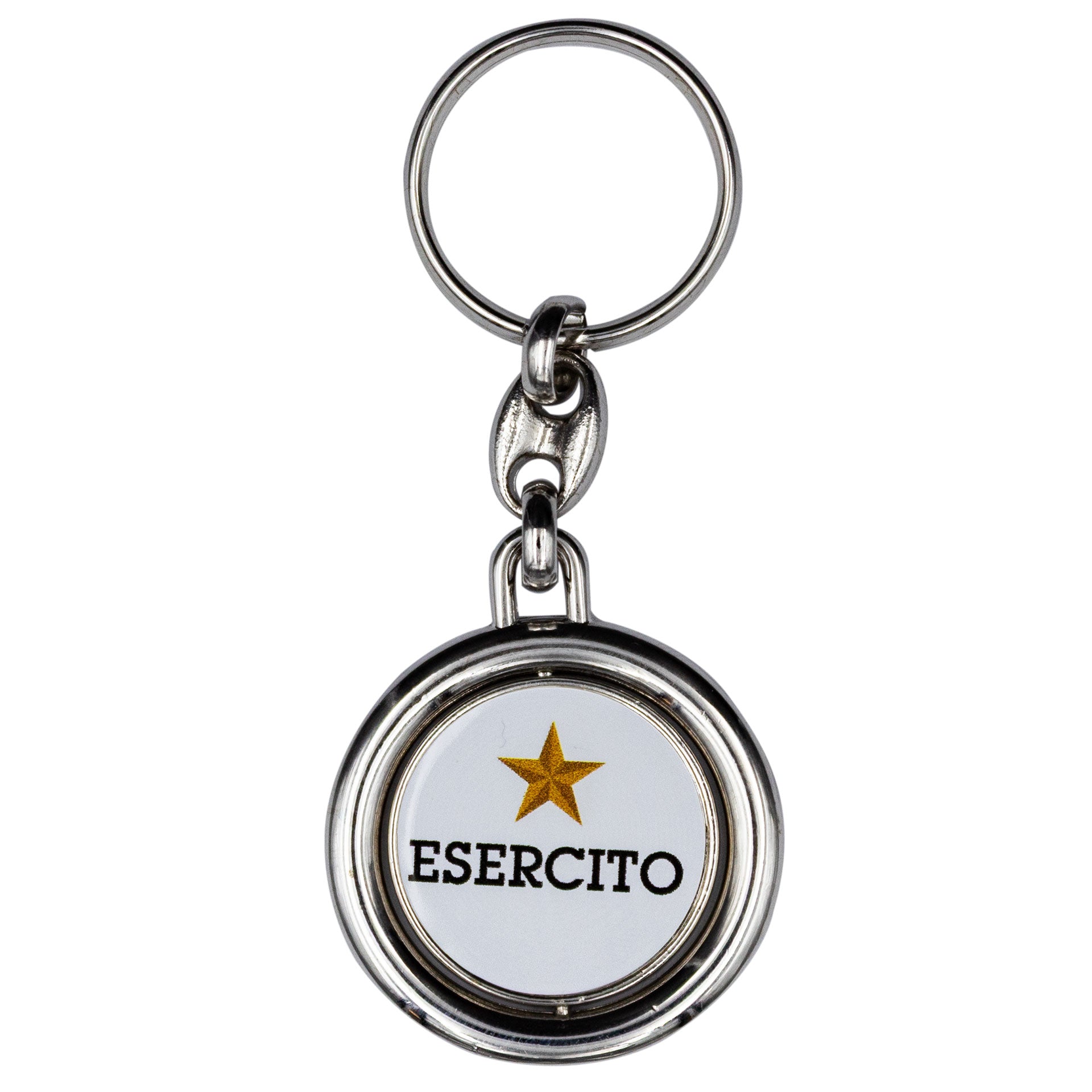 Portachiavi Esercito girevole in metallo ufficiale - Militare Store