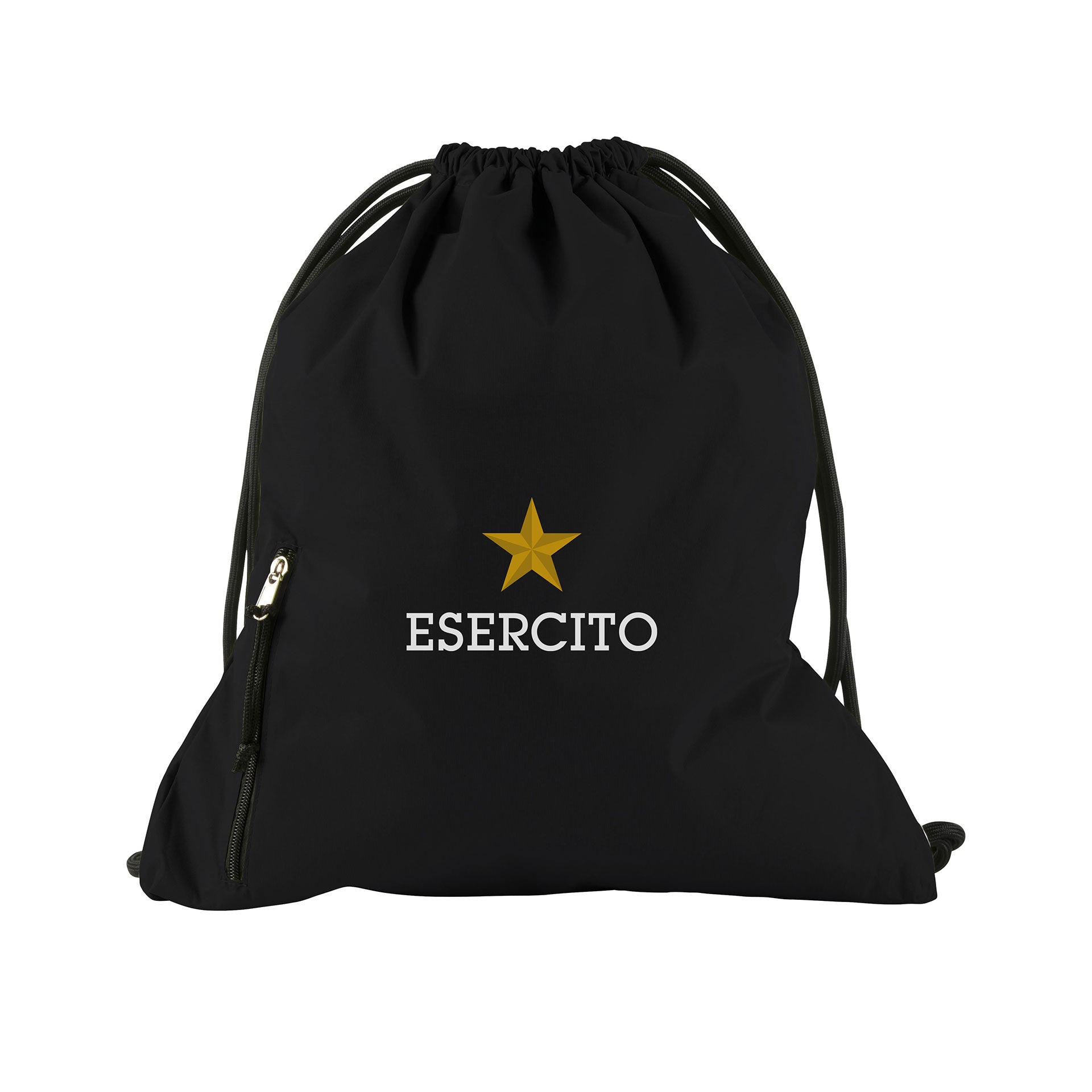 Zaino a sacca Esercito nero ufficiale - Militare Store