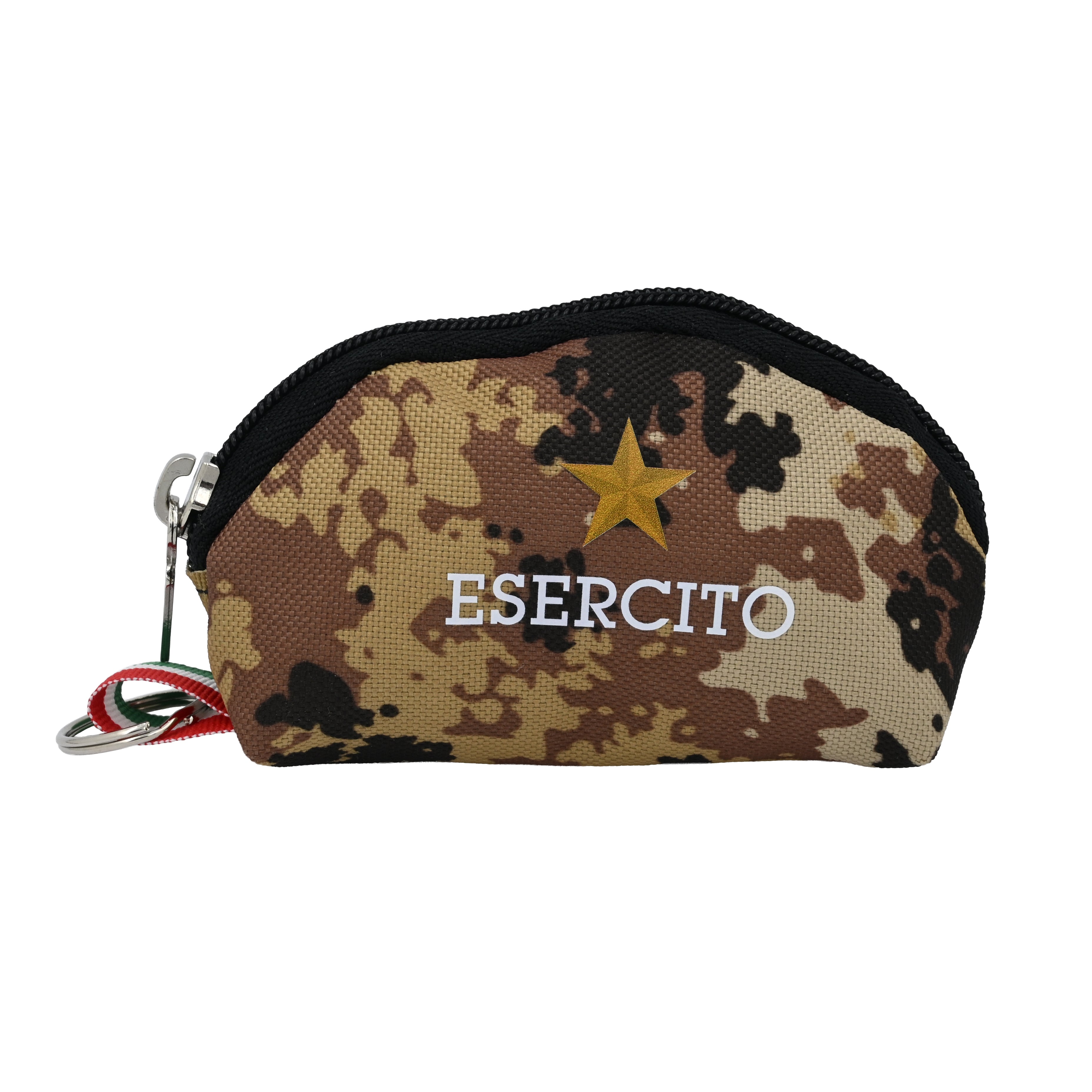 Portamonete Esercito a mezzaluna con portachiavi ufficiale - Militare Store