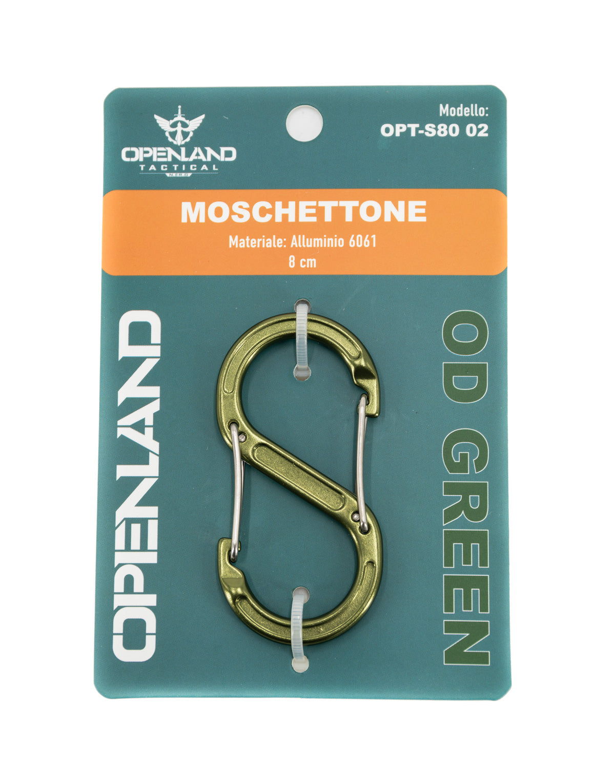 Moschettone Openland in alluminio ad S - Militare Store