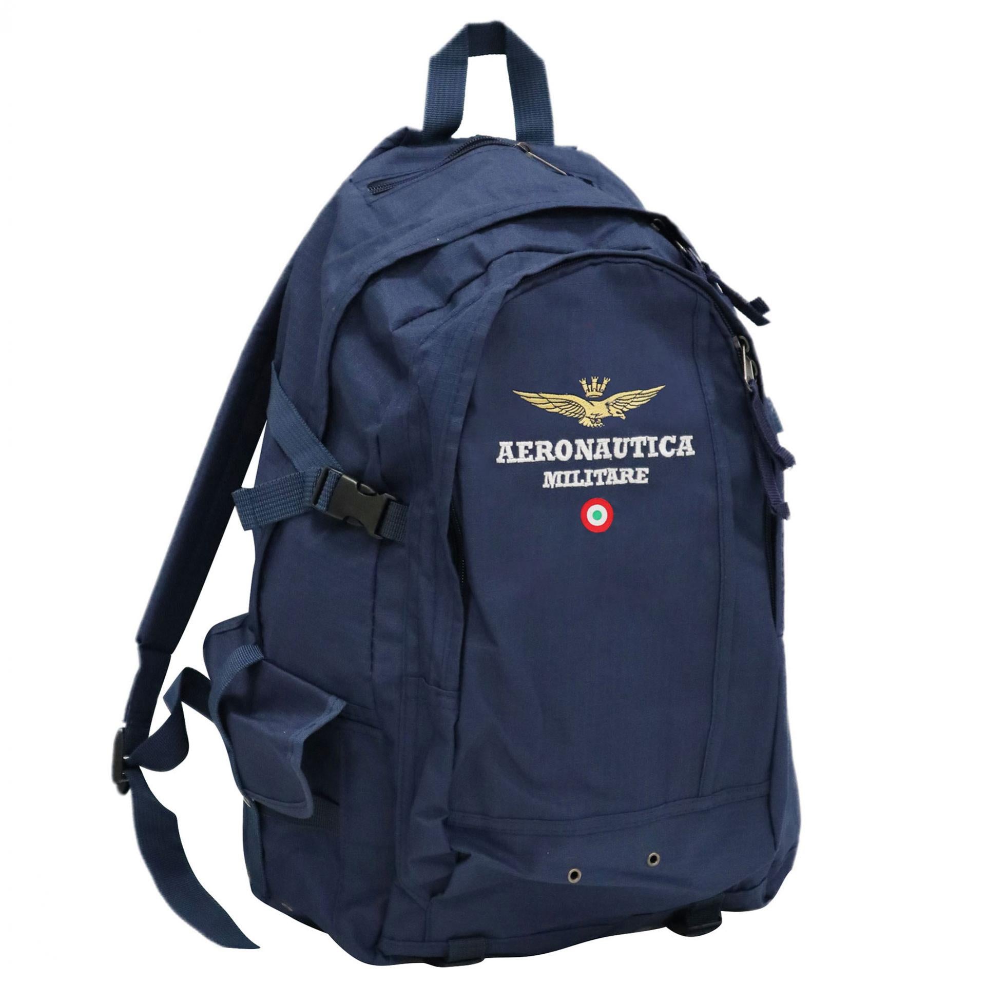 Zaino Aeronautica Militare blu navy resistente ufficiale - Militare Store