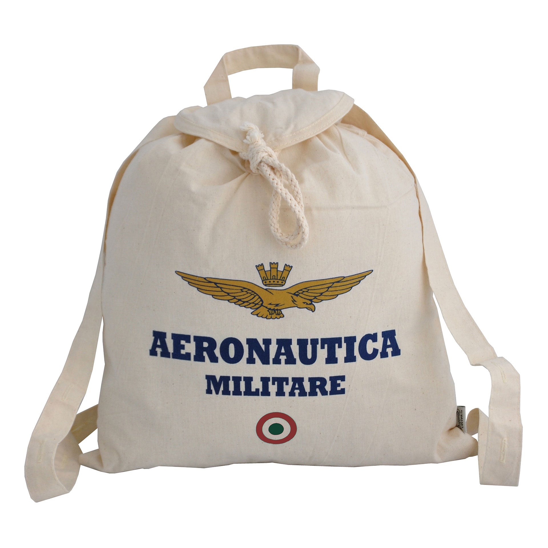 Zaino a sacca in cotone Aeronautica Militare ufficiale - Militare Store