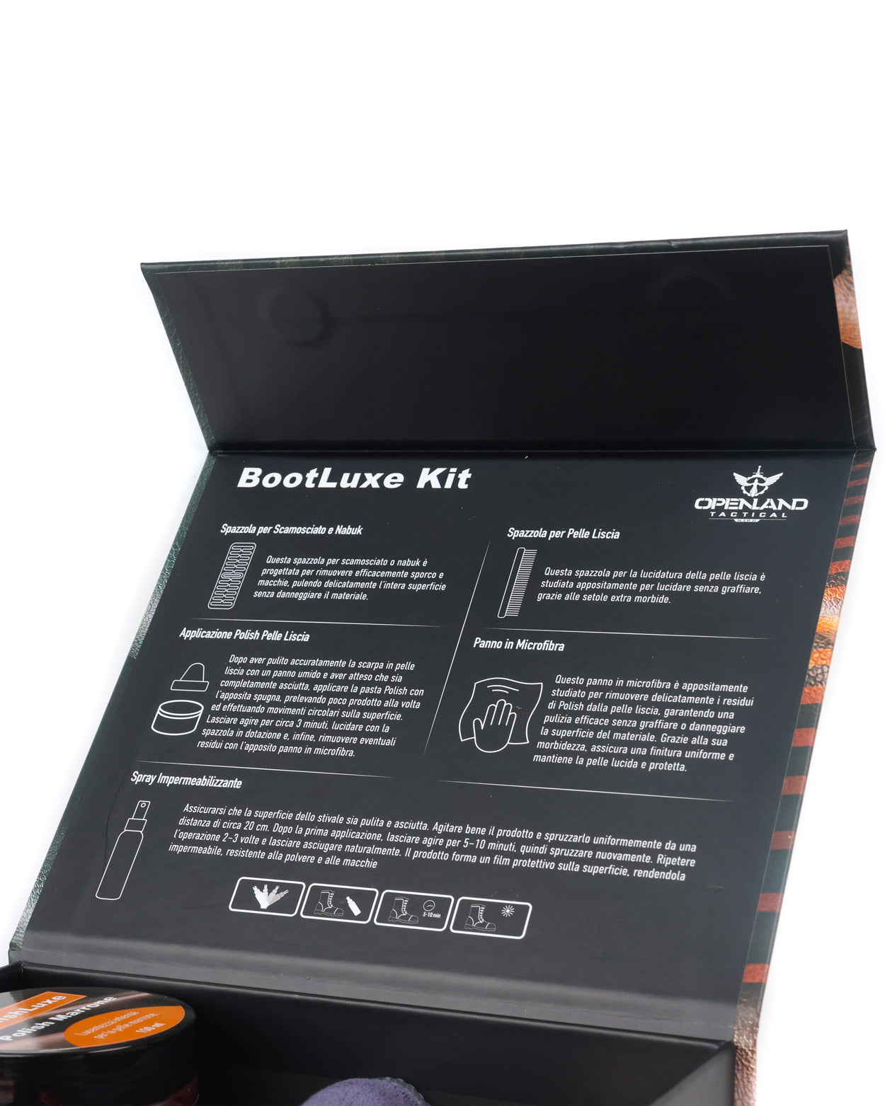 Kit pulizia Openland bootluxe - Militare Store