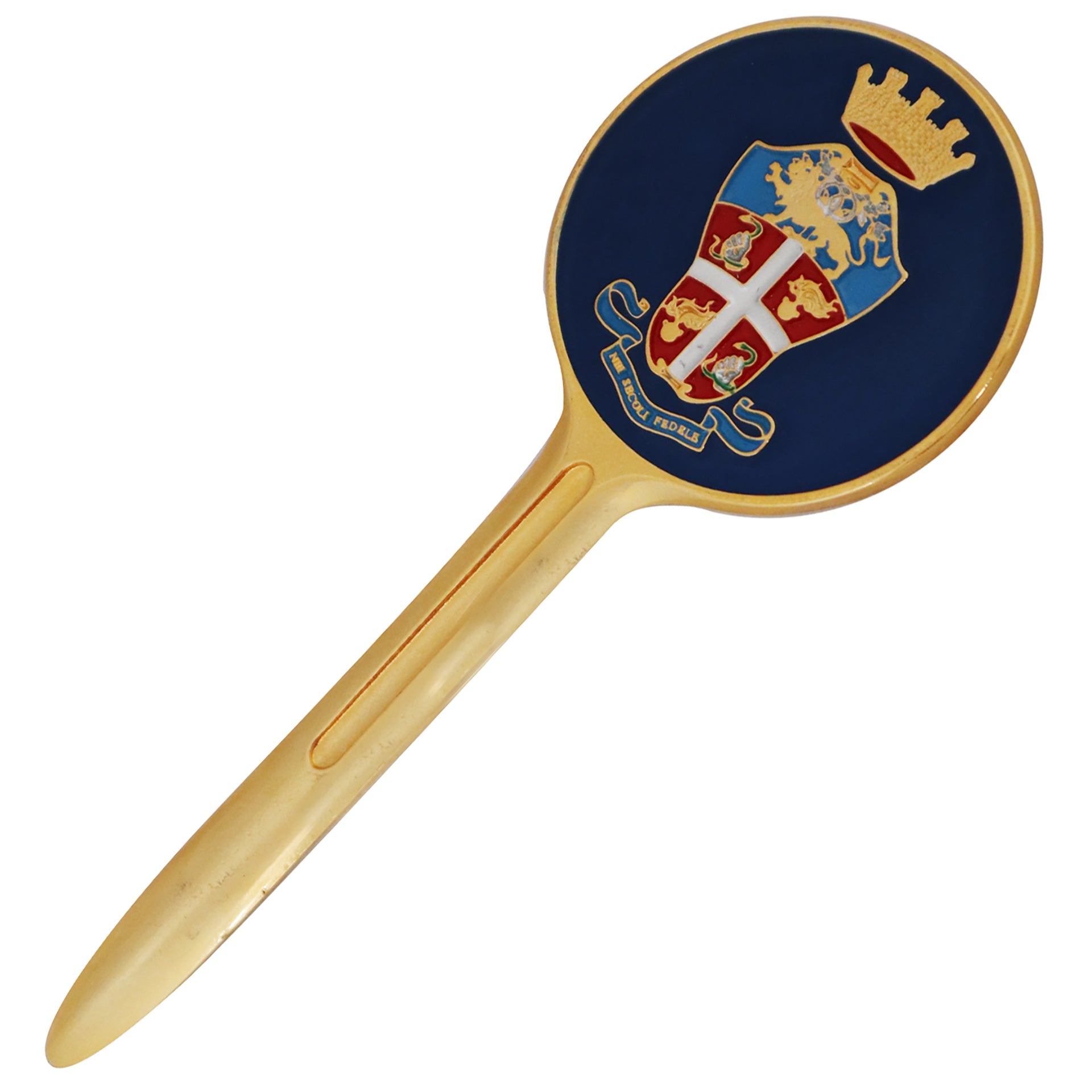 Tagliacarte paletta Carabinieri in metallo con logo araldico ufficiale - Militare Store