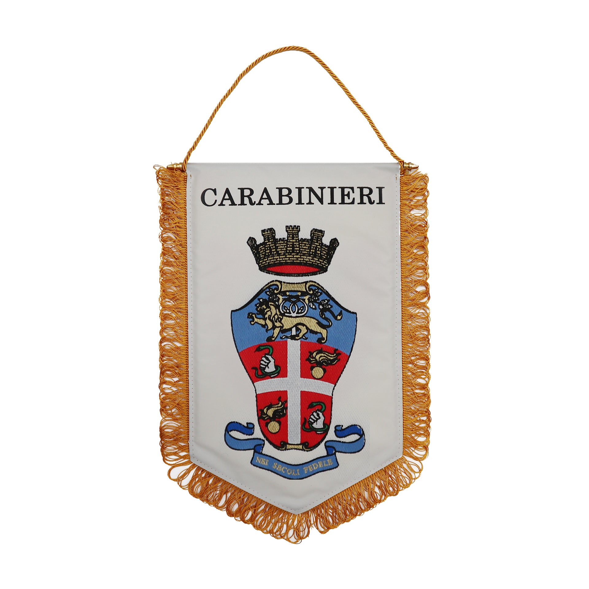 Gagliardetto Carabinieri pentagonale con logo araldico ufficiale - Militare Store