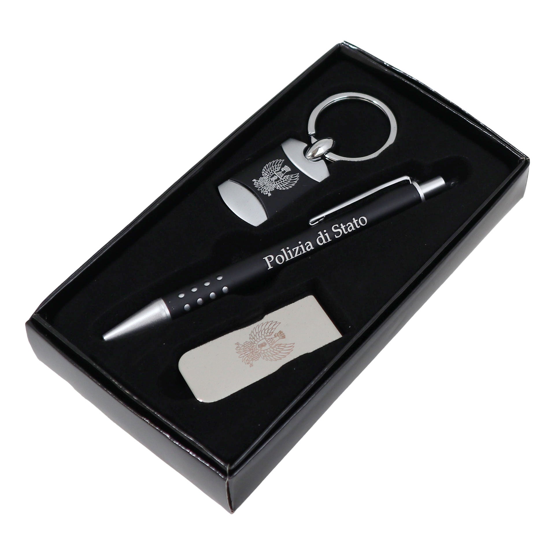 Set Stylo Et Porte-clés Juventus - Cadeau Officiel Fan Football Logo JUVE