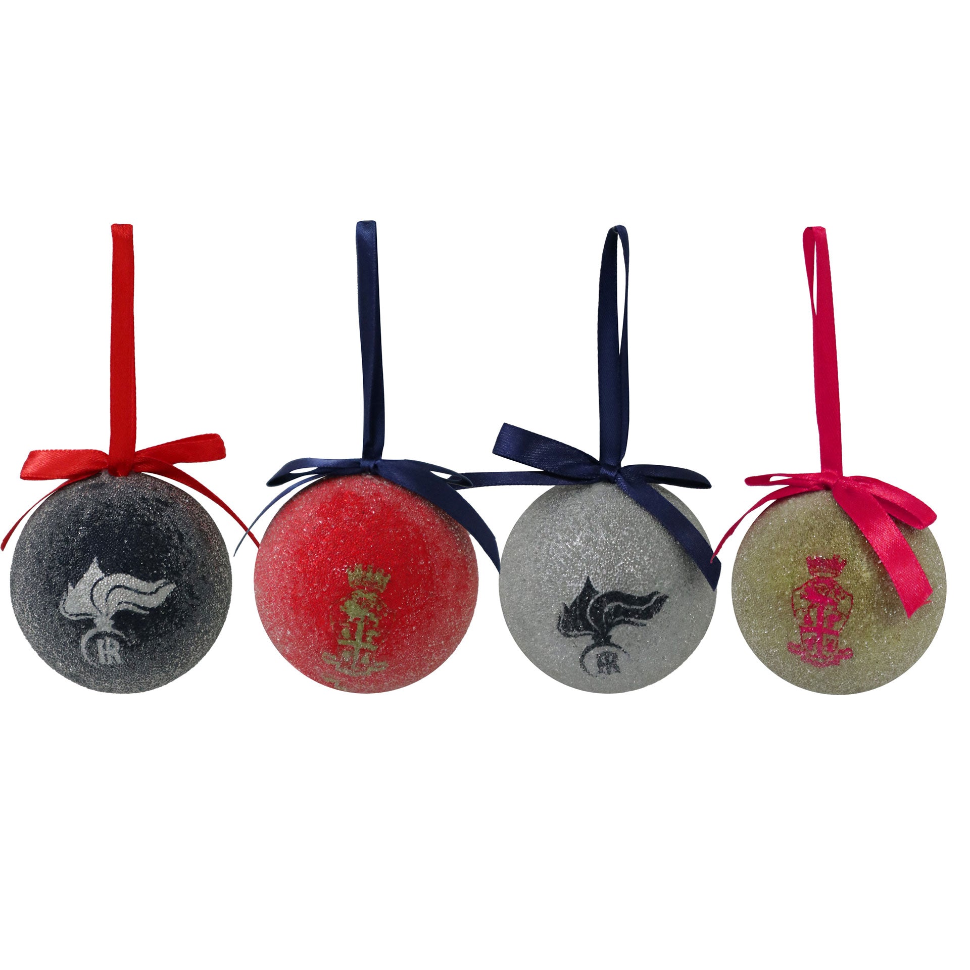 Palline di Natale Carabinieri set da 4 ufficiale
