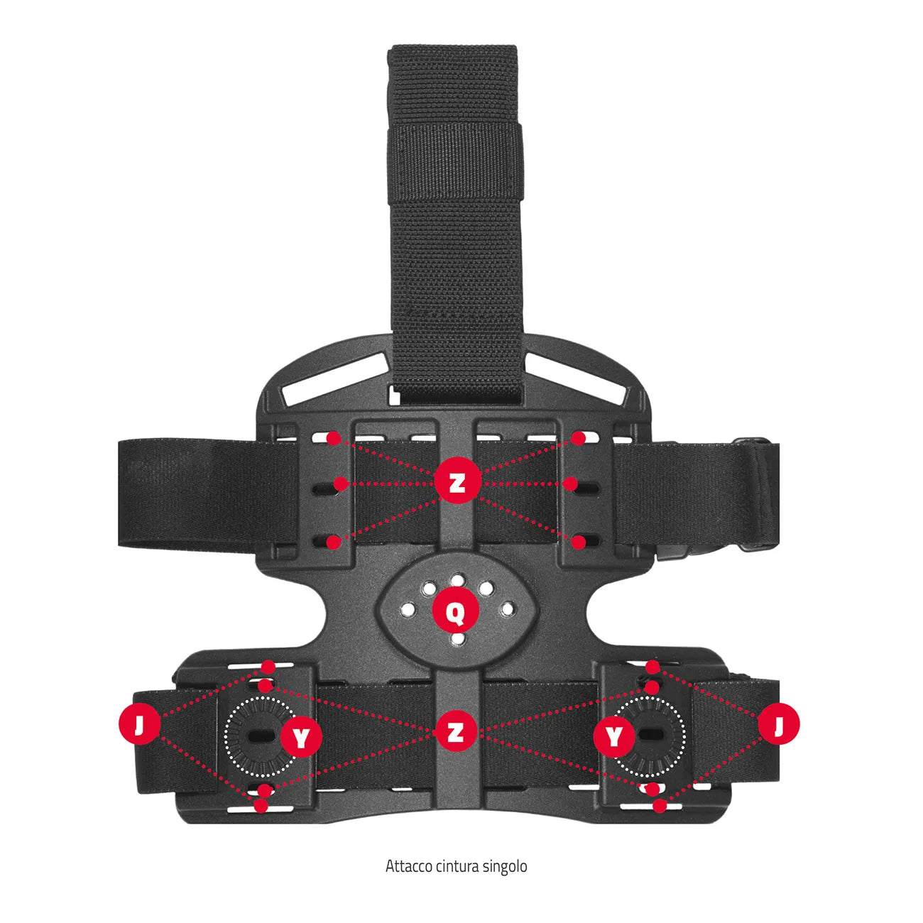 Piattaforma cosciale Vega Holster 8K16 - 8K18 multi uso