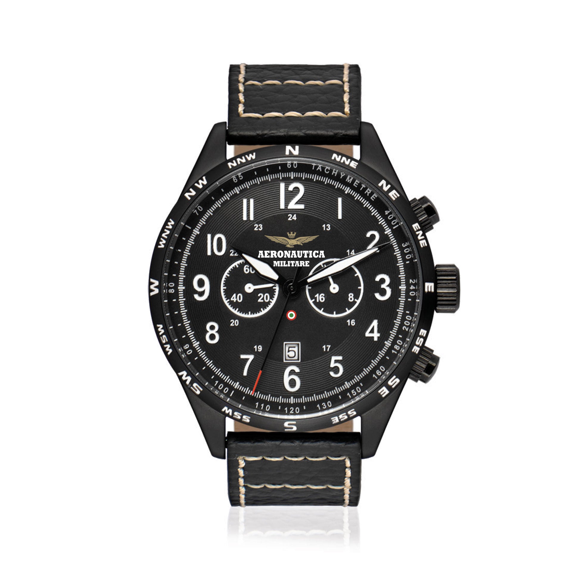 Orologio Aeronautica Militare con cassa in acciaio nero ufficiale