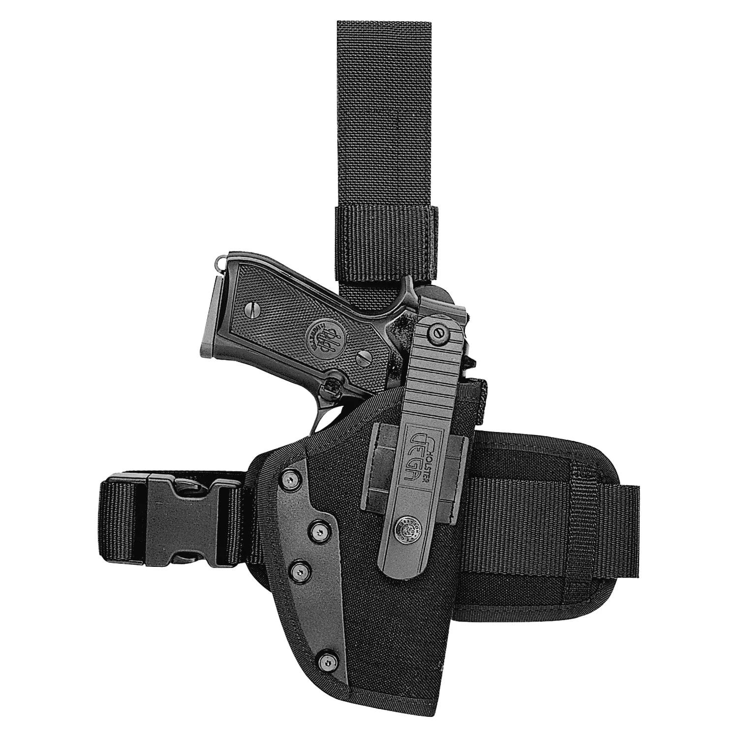 Fondina Vega Holster PA2 tattica cosciale in Cordura