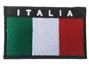 Toppa con bandiera italiana e scritta con velcro - Militare Store