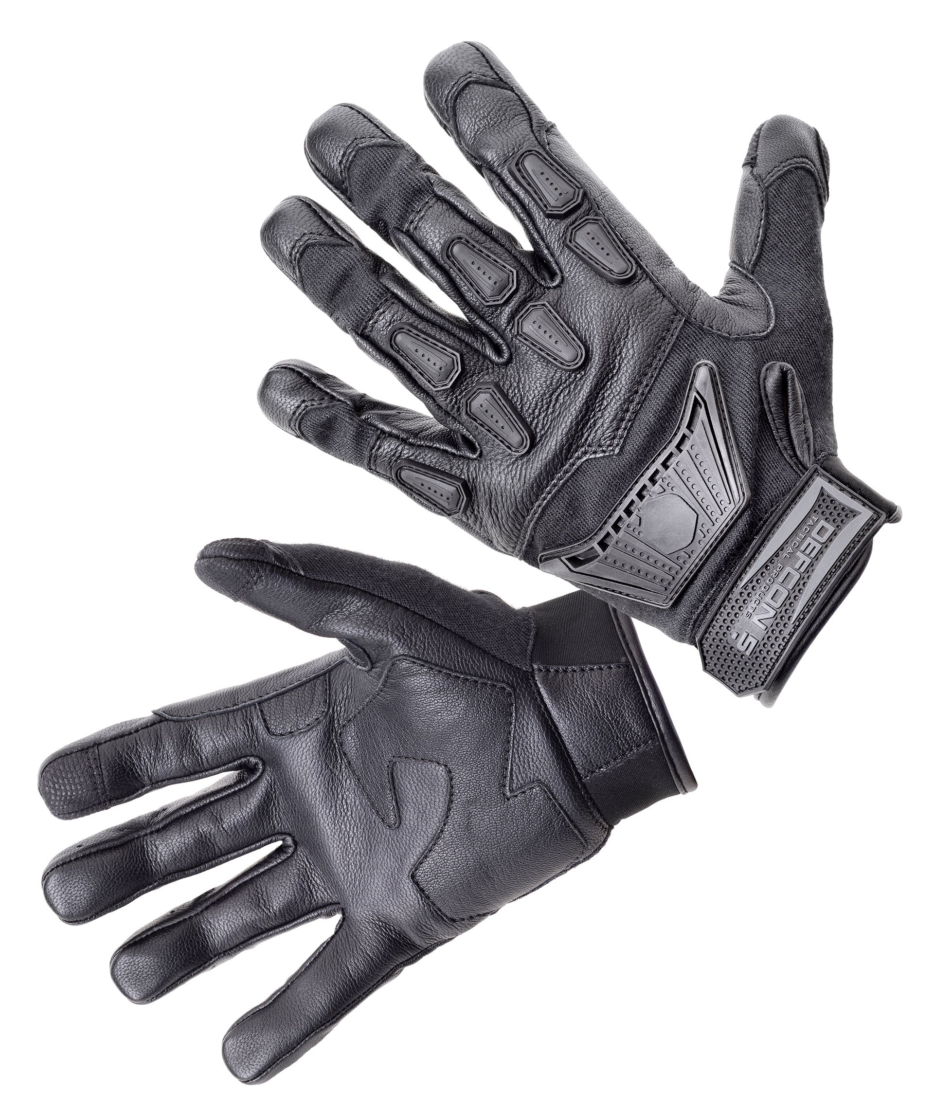 Guanti tattici Mechanix ad assorbimento in plastica e pelle - Militare Store