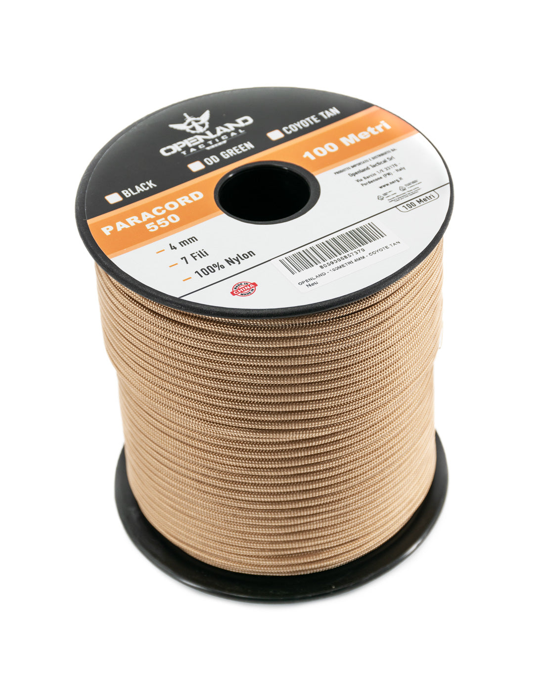Paracord Openland 4 mm al metro - Militare Store